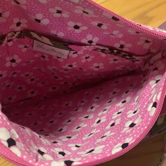 Vera Bradley pink print quilted crossbody bag - Picture 6 of 7